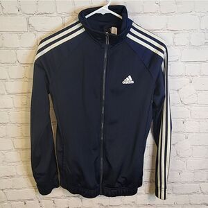 Boy's Adidas full zip track sweatshirt, size small (8-10)